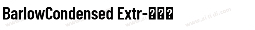 BarlowCondensed Extr字体转换